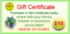 (image for) Gift Certificate $ 10.00