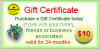 (image for) Gift Certificate $ 10.00