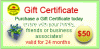 (image for) Gift Certificate $ 50.00