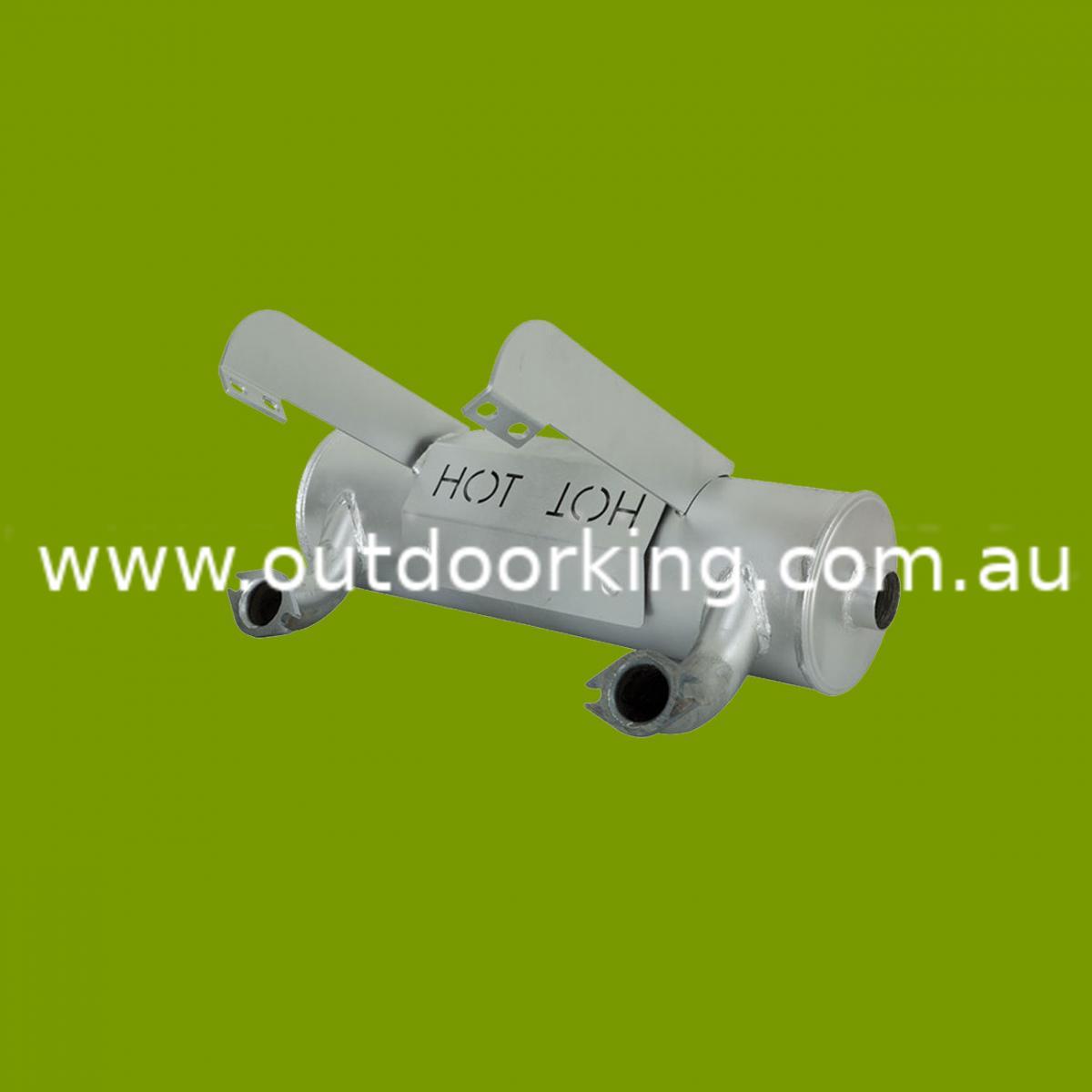 (image for) Kawasaki, Big Dog, Hustler ZTR Drop Down Muffler MUF7859