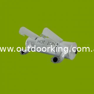 (image for) Kawasaki, Big Dog, Hustler ZTR Drop Down Muffler MUF7859