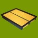 (image for) Honda GX610-GX670, GXV610-GXV670 Panel Air Filter 17210-ZJ1-842, 17210-ZJ1-841, AIR6157