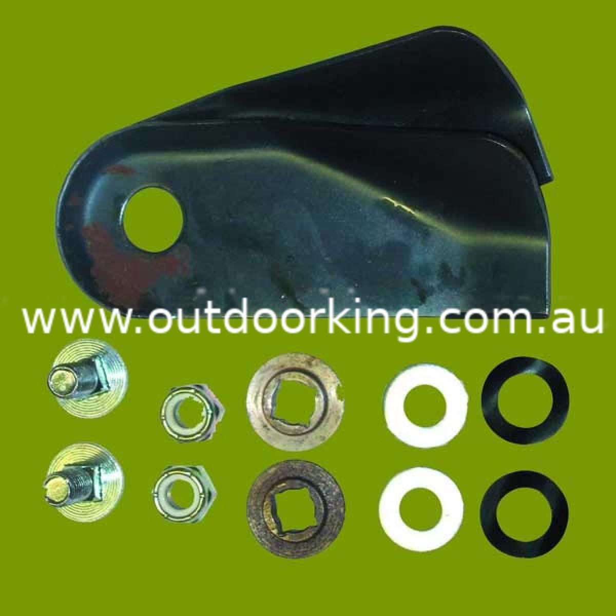 (image for) Jetfast, Supaswift Lawn Mower Swing Back Blade & Bolt Set 900174 & 900173, BNC3234