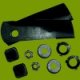 (image for) Victa Lawn Mower 18 Inch G Type Catcher Swing Back Blade & Bolt Set CA09161S, BNC3241