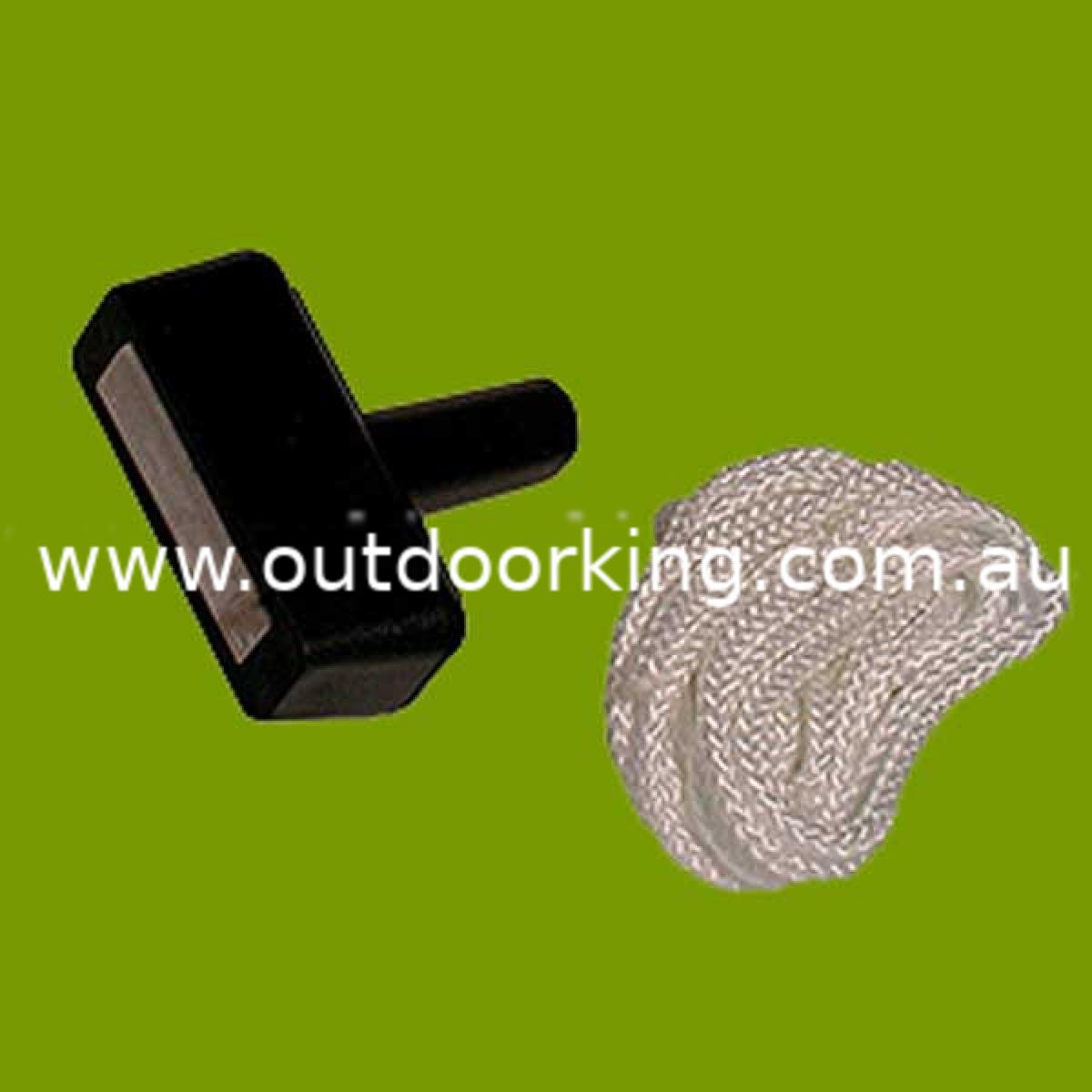 (image for) Starter Handle With Rope (#4 1/2 Rope, 88" Long) 140-301