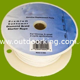 (image for) 100' Diamond Braid Starter Rope #6, 145-620