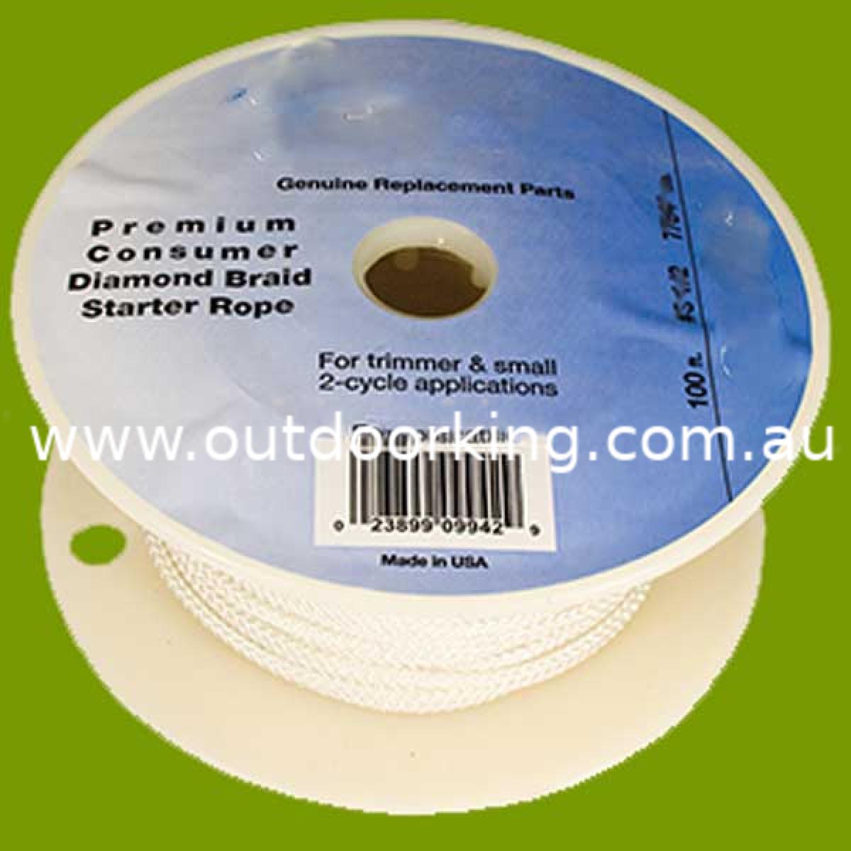 (image for) 100' Diamond Braid Starter Rope #7, 145-628