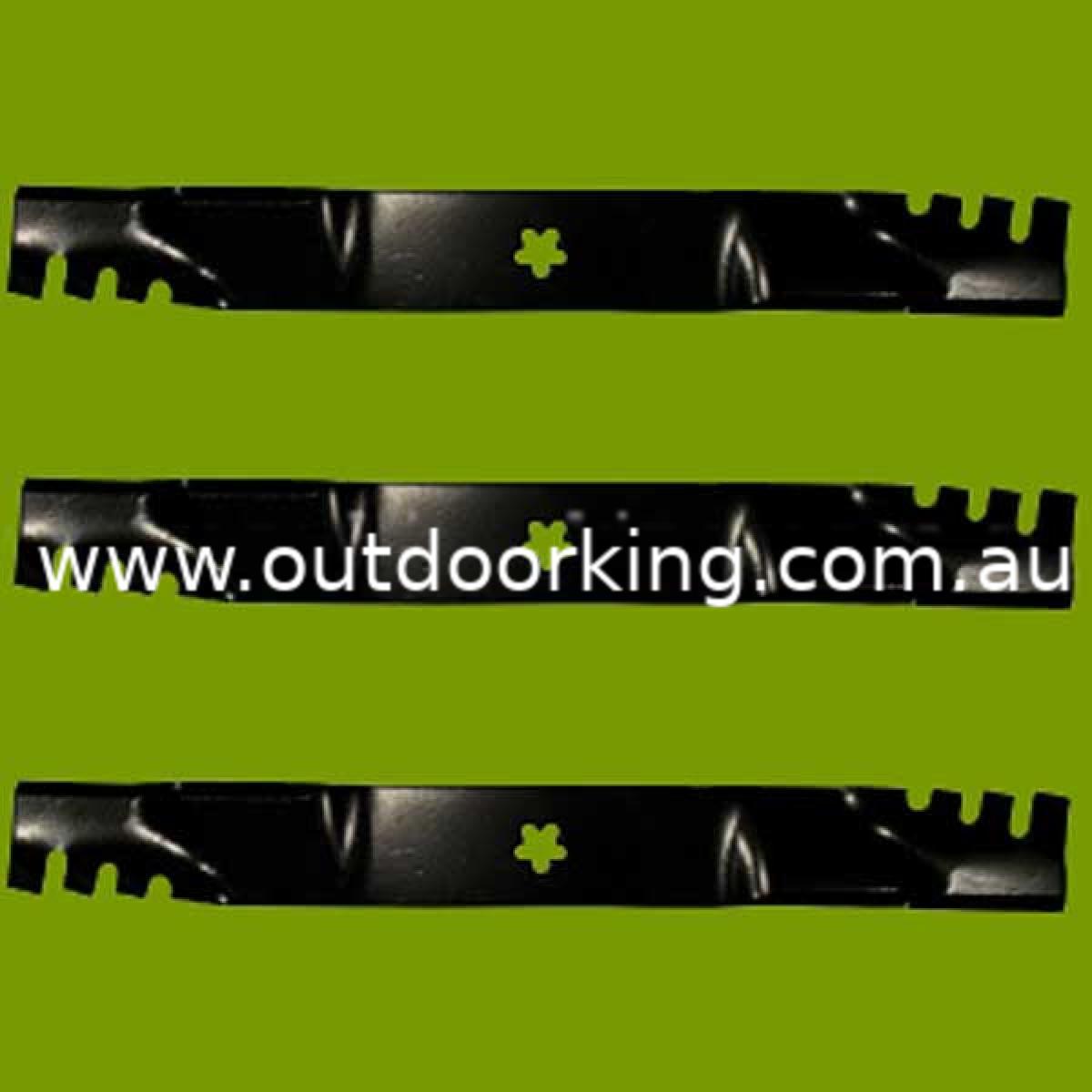 (image for) Husqvarna Mulching Toothed Blade Set of 3 Blades 532 12 78-43, 532 13 84-98, 532 13 89-71, 302-400-3