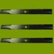 (image for) John Deere Hi-Lift Blade Set of 3 Blades AM102401, AM102402, AM30698, AM38314, M119975, M141786, M80783, M83363, 330-688-3