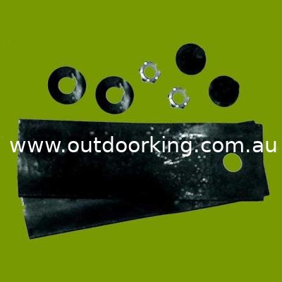 (image for) Cox / MTD Stepped & Fluted Blade With Matching Bolt Set SKIT39, 900-043P