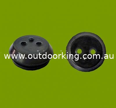 (image for) Kawasaki, Mitsubishi, Ryobi, Stihl, Talon Fuel Tank Grommet 3/4 Inch With 2 Hole 92071-2142, 0000 989 0516, CAS6347