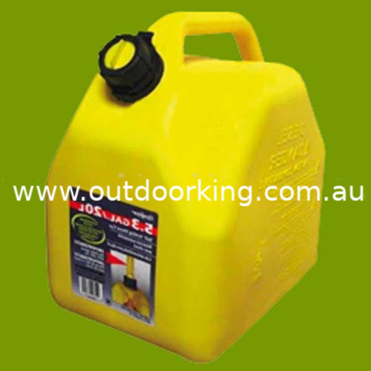 (image for) Sceptor 20 Litre Diesel Yellow Squat Fuel Container D20, 08837, FUE7868