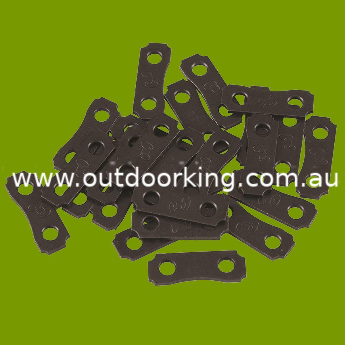 (image for) Silver Streak Side Strap (Packet 25) 3/8" LP, .043/.050 Gauge 095-1357