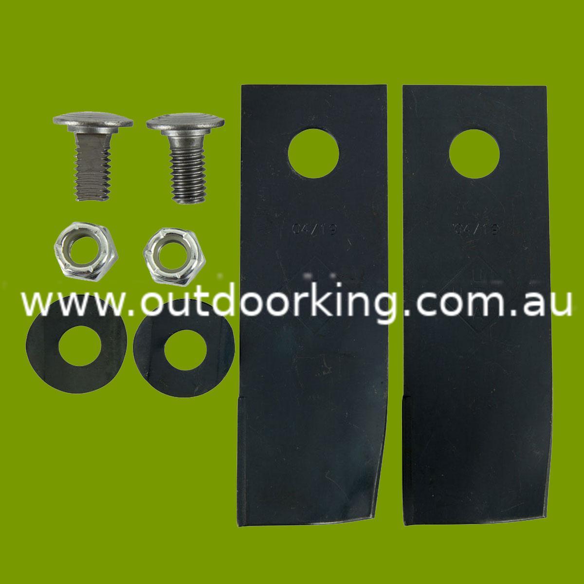 (image for) Rover / Stihl Viking Flat & High Fluted Blade Bolt Kit Workshop A01118, A00672, 100-036WSP
