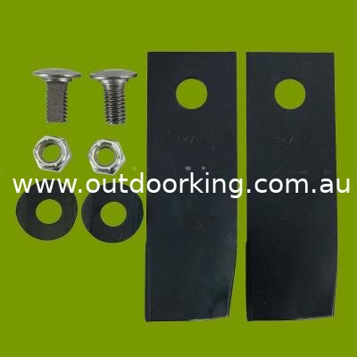 (image for) Rover / Stihl Viking Flat & High Fluted Blade Bolt Kit Workshop A01118, A00672, 100-036WSP
