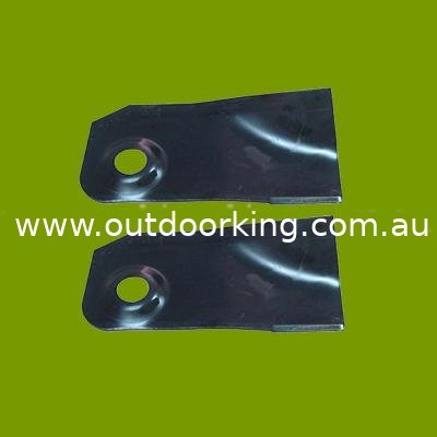 (image for) Victa Fluted Heavy Duty High Lift Blade (2mm thick) (50 PR) Bolt Workshop 100-455WSP