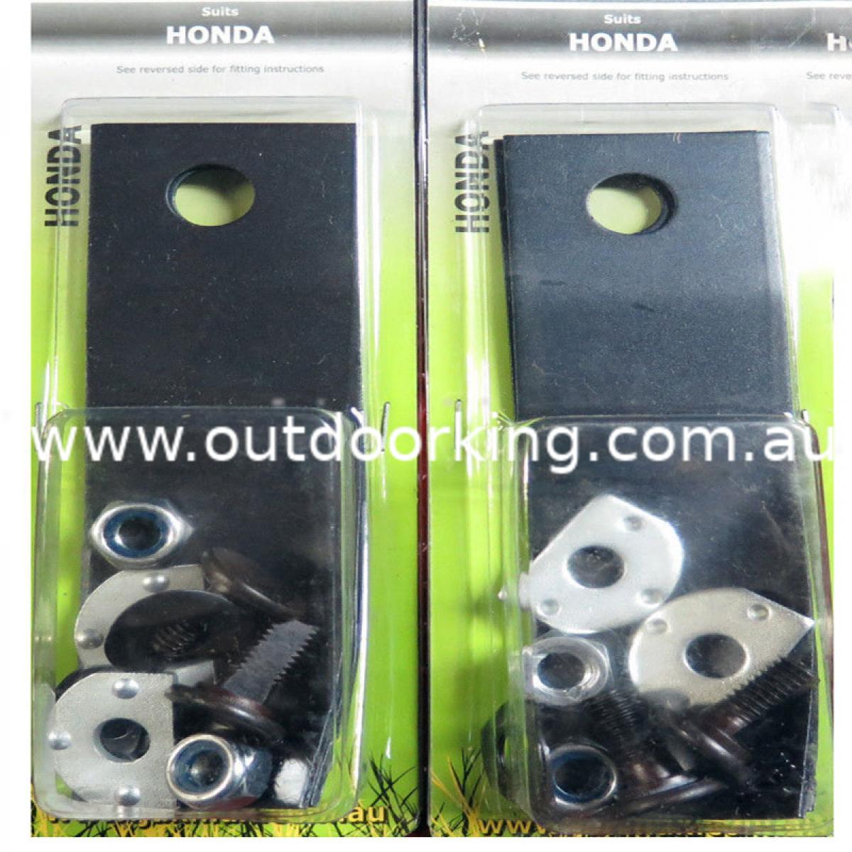 (image for) Honda Stepped & High Fluted Blade & Bolt Kit (4 blades & bolts) 06720-VJ9-600, JM70132BB, JM7013-2BB
