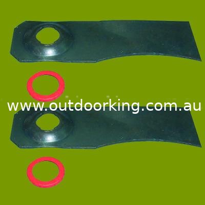 (image for) Victa Flat Blade With Dished Bolt Hole (Short Blade) CA09351, 110-054