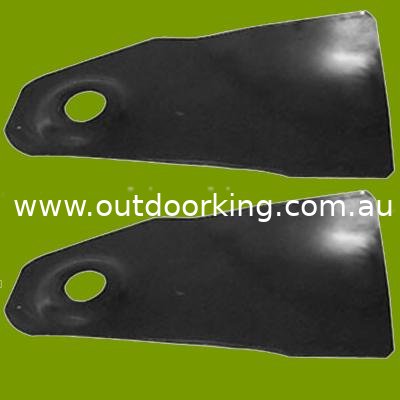 (image for) Victa Fluted Heavy Duty High Lift Blade (2mm thick) CA09433P, CA09433, 110-455