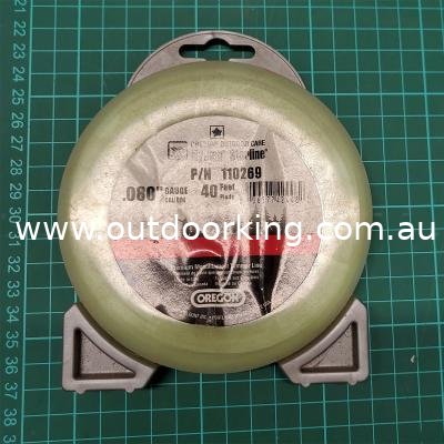 (image for) OREGON NYLIUM STARLINE DONUT 0.080" (2MM) X 40' (12M) GREEN OMK110269