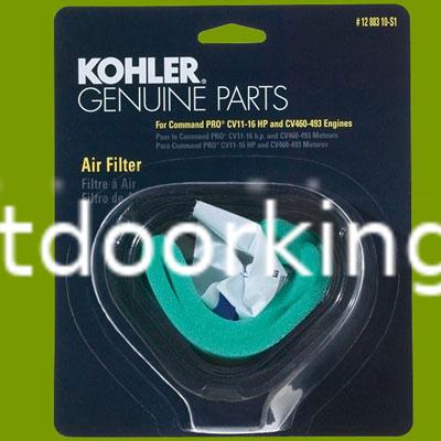 (image for) Kohler Genuine Air Filter Kit CV11-16 / CV430-493 1288310-S