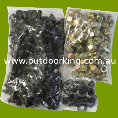 (image for) Victa Bolt Set (50 Pair Loose For Workshop Use) CAO9277P, 120-073L