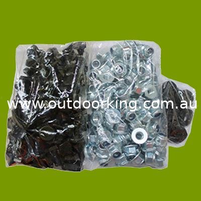 (image for) Masport Bolt Set (50 Pair Loose For Workshop use) 590013, 120-096L