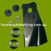 (image for) Cox 18” Cut Rear Catcher Blades & Bolts 2 Pair BNC3238-4