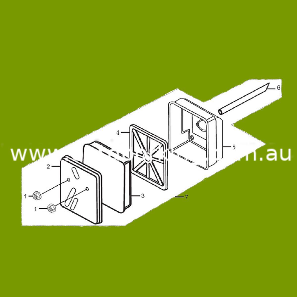 (image for) Loncin Genuine Air Filter Assembly 180020323-T010