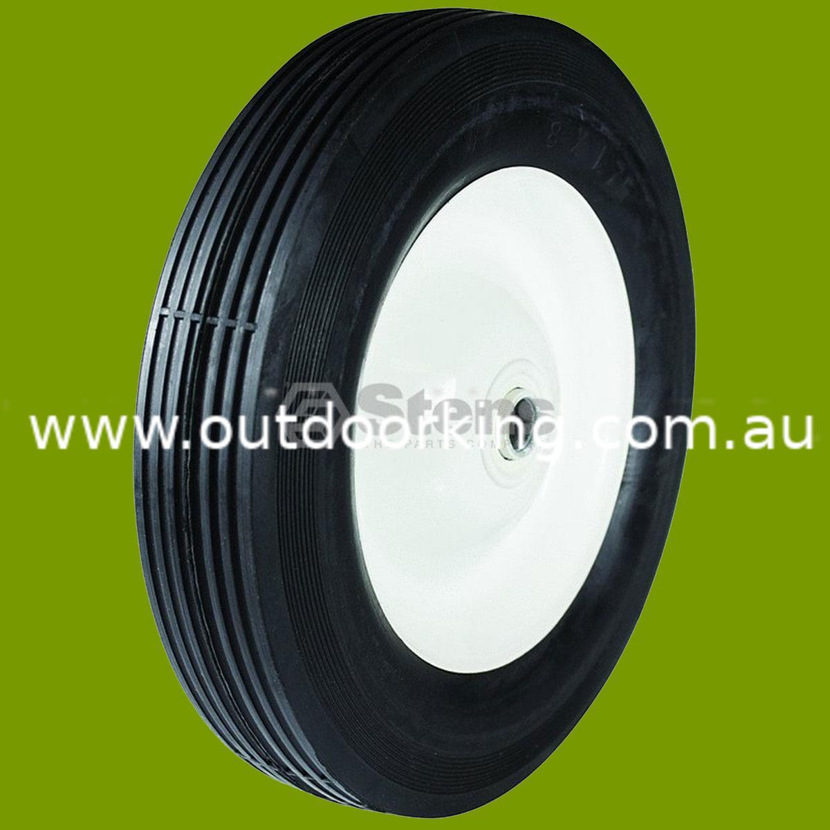 (image for) Universal Steel Ball Bearing Wheel 8x1.75 Rib 185-242