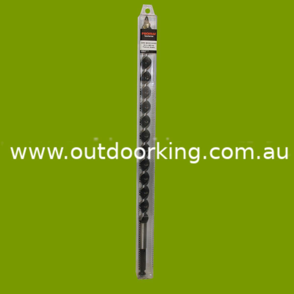 (image for) Promac Hardwood Auger 20mm x 450mm 210-HA20X450