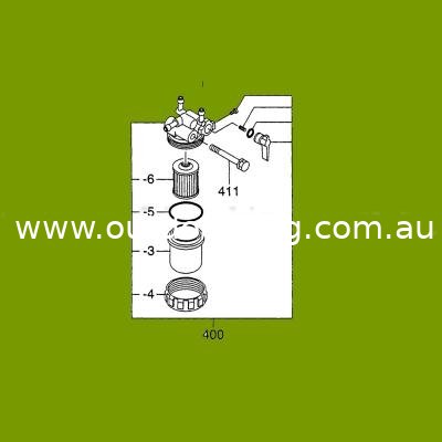 (image for) Robin Genuine FUEL FILTER ASSY DY30/41 2286210610