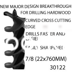 (image for) Atom Genuine Drill Bit 7/8" x 30" 30122
