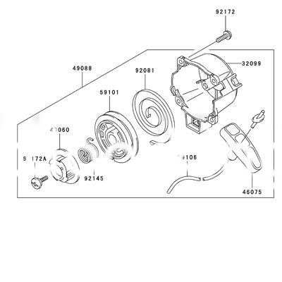 (image for) Kawasaki Genuine Starter Assembly 49088-2560