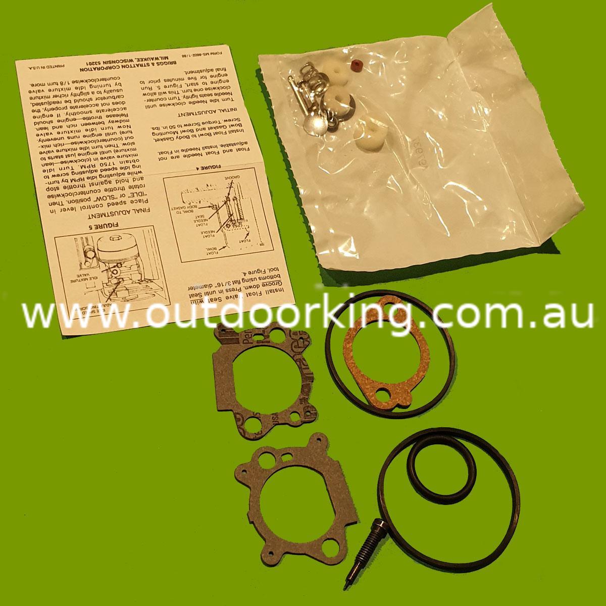 Modal Additional Images for Briggs & Stratton Genuine Kit-Carb Overhaul 498260, 493762, 490937, 398183 & 498261