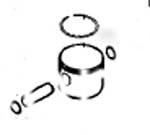 (image for) McCulloch Genuine Piston 530071408