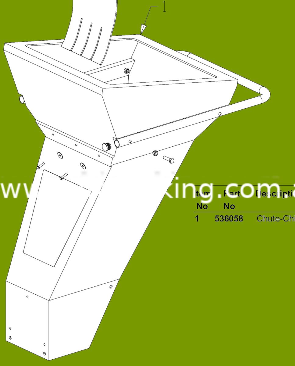 (image for) Masport Genuine Chute Black Only 536058, 536940