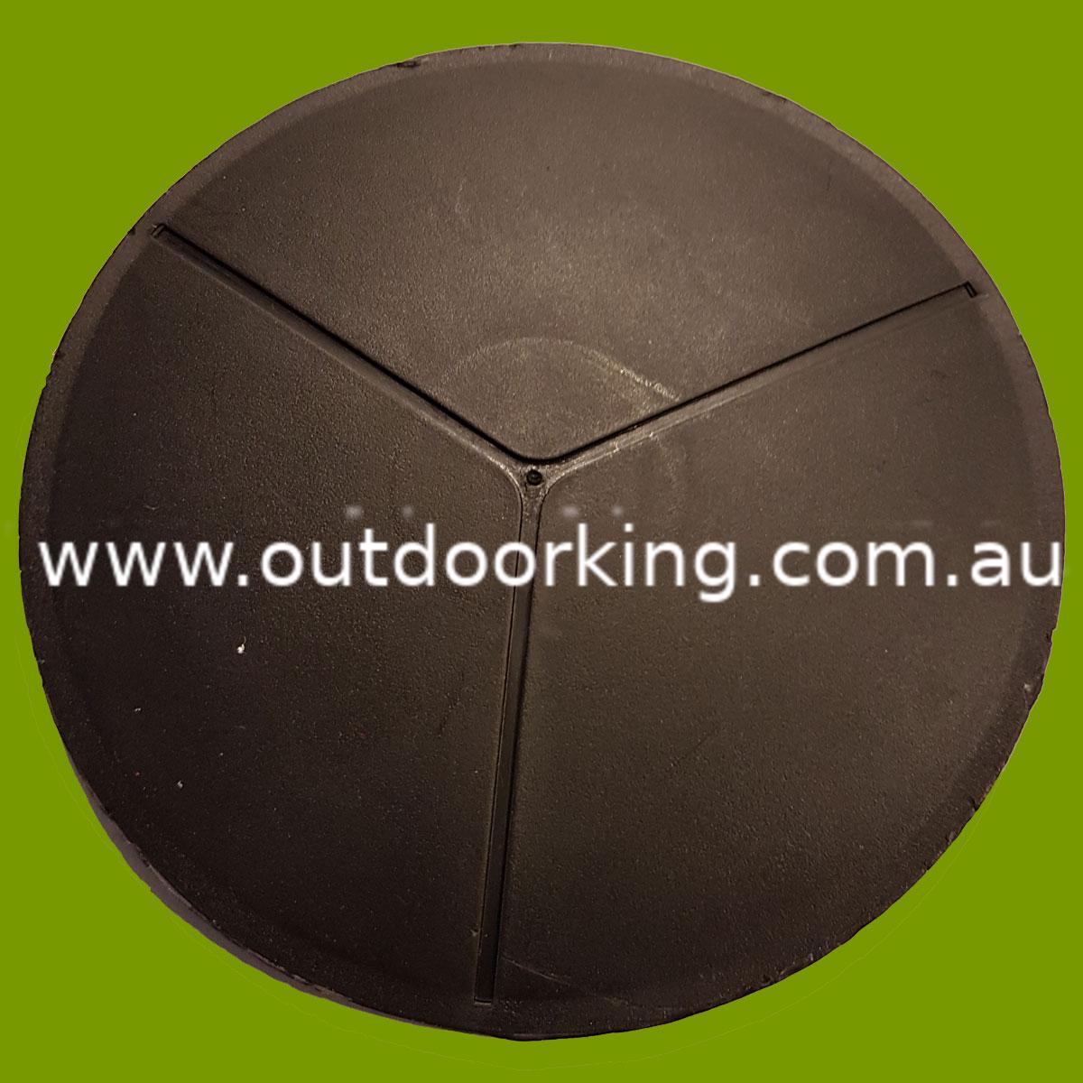 (image for) Morrison Genuine Hub Cap - 150mm, Black 580793
