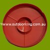 (image for) Masport Genuine Red Hub Cap 150mm Dia Mk6 580798