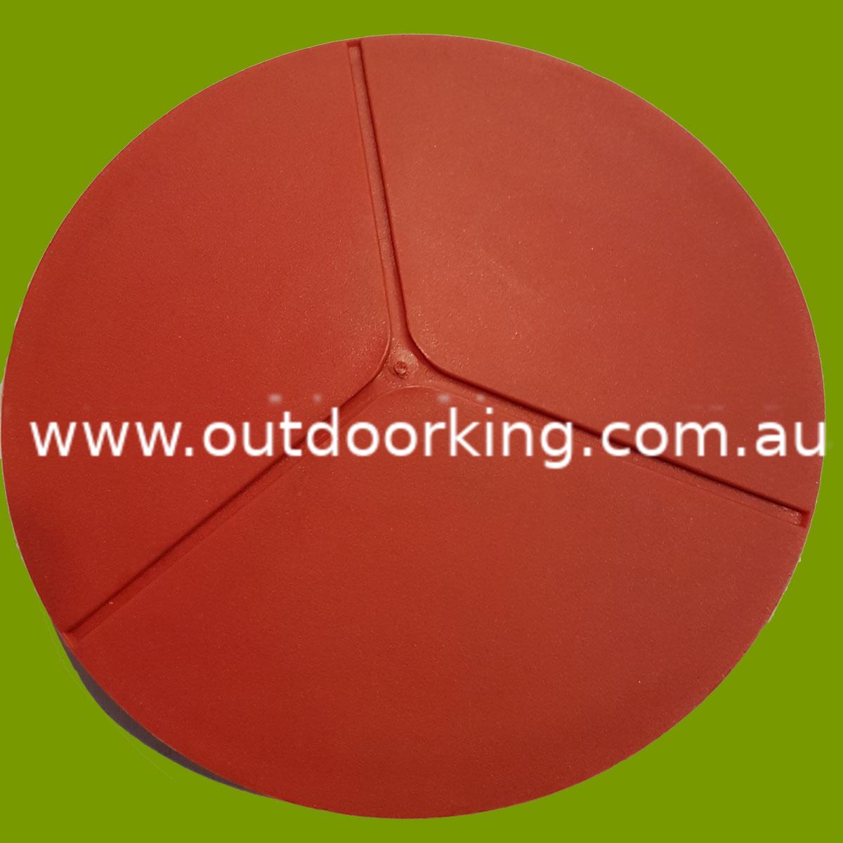 (image for) Masport Genuine Red Hub Cap 150mm Dia Mk6 580798