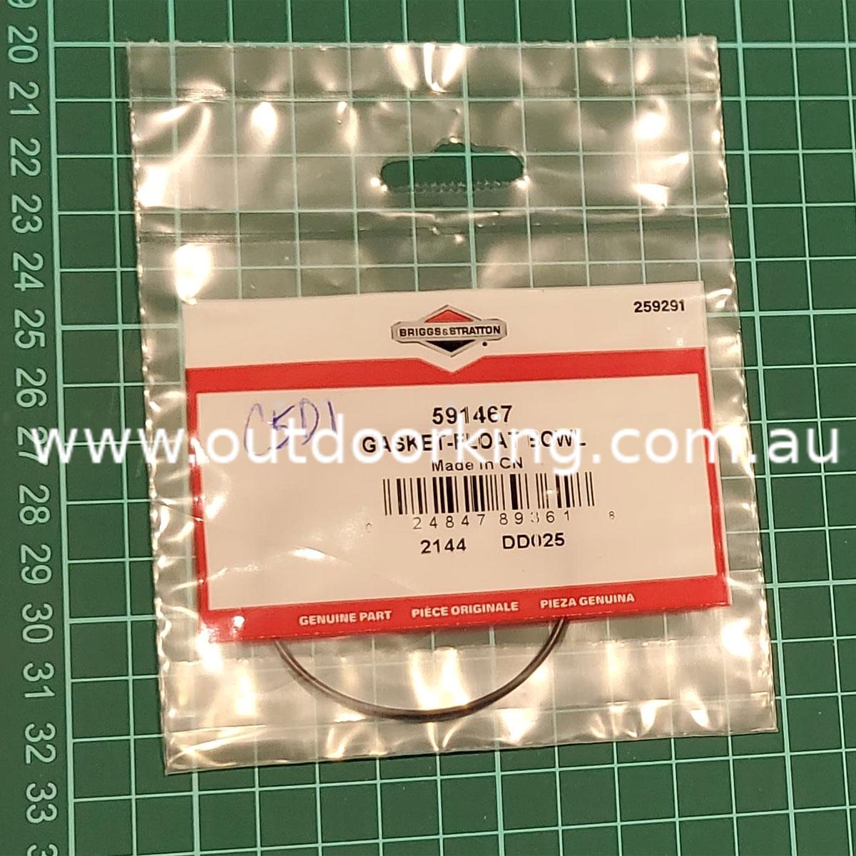 (image for) Briggs & Stratton Genuine Gasket-Float Bowl 591467