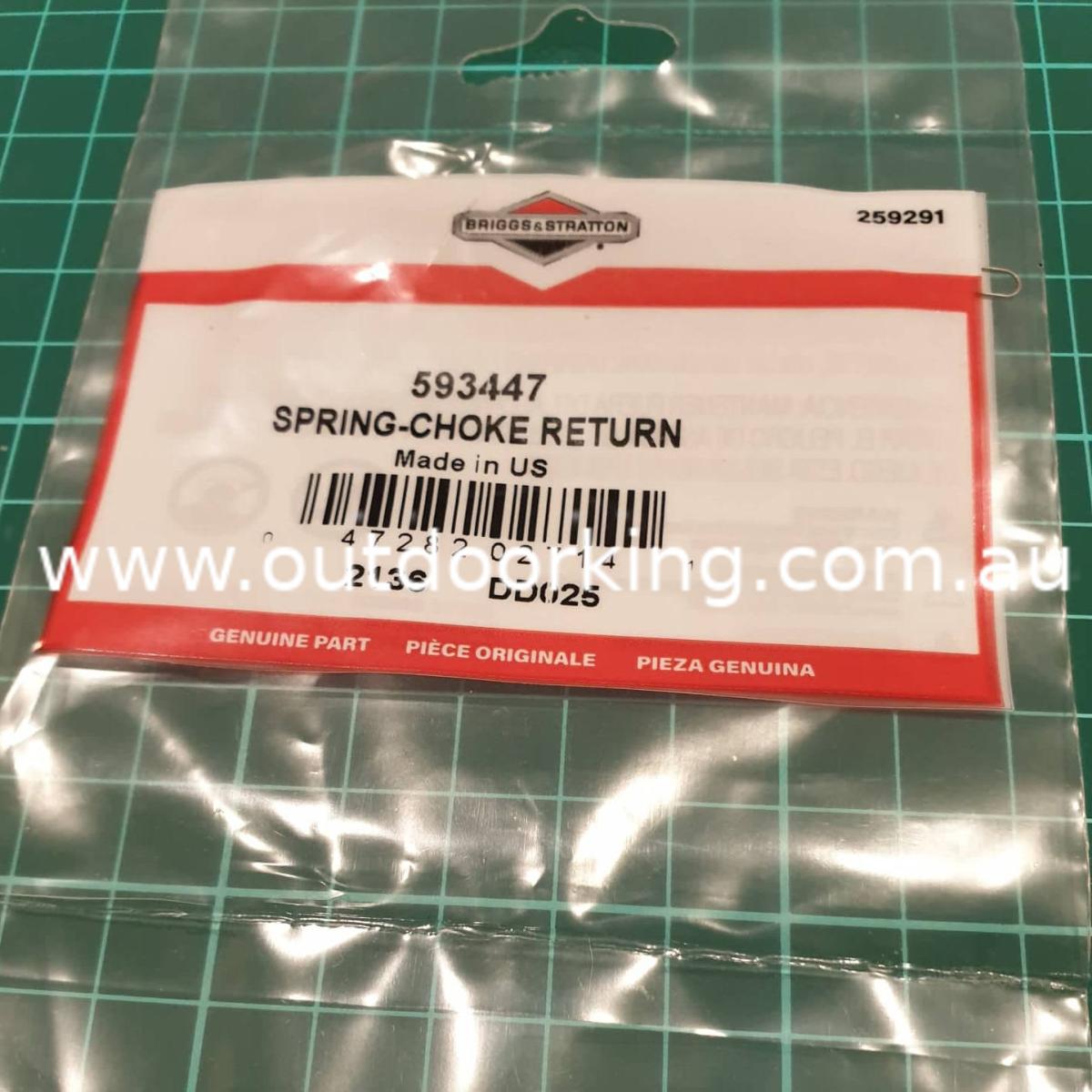 (image for) Briggs & Stratton Genuine Spring-Choke Return 593447