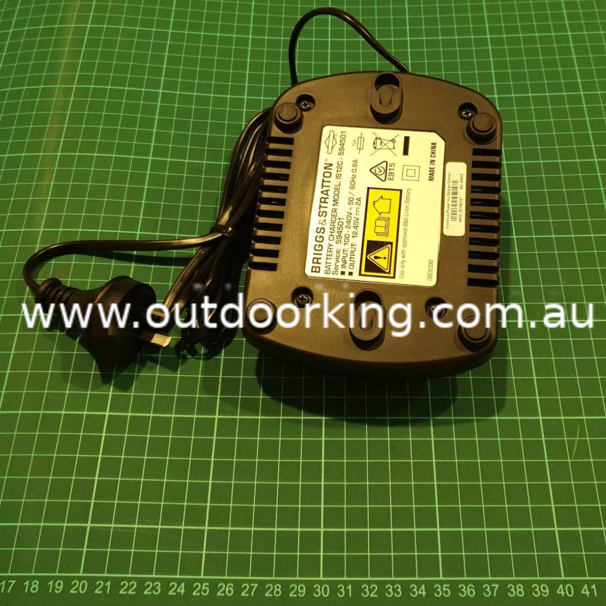 Modal Additional Images for Briggs & Stratton, Victa Genuine Battery Charger BS Electric Start 595887, 594493, 596335