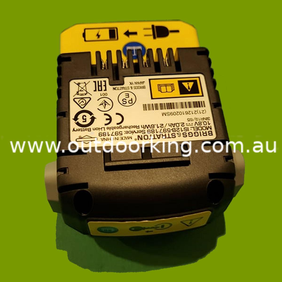 Modal Additional Images for Victa Genuine Battery 593560, 597189, 574152, 596592