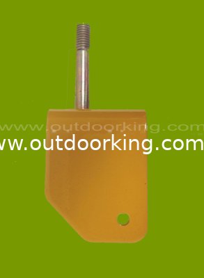 (image for) MTD Genuine Bracket-Castor Wheel Cub Yellow-9 603-0031A-0716