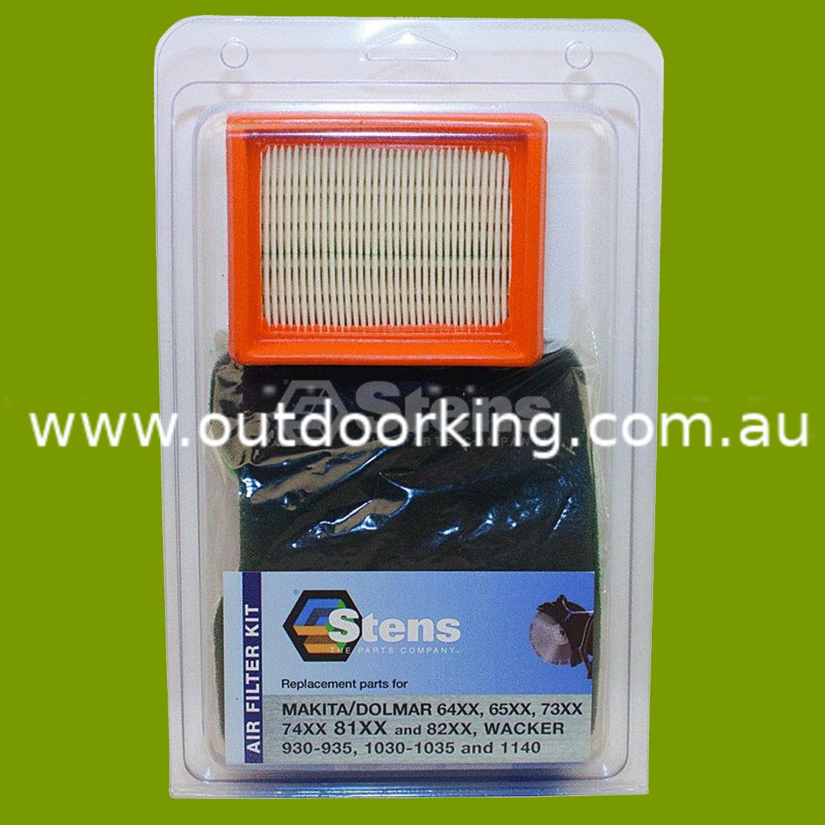 (image for) Makita/Dolmar Air Filter Kit 395 173 010, 395 173 081, 395 173 090, 605-545