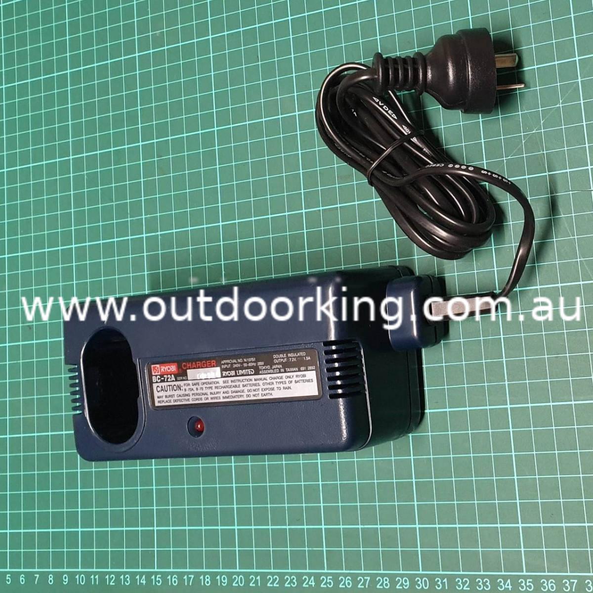 (image for) Ryobi Genuine Battery Charger 7.2V 1 Hour BC72-A 6402180