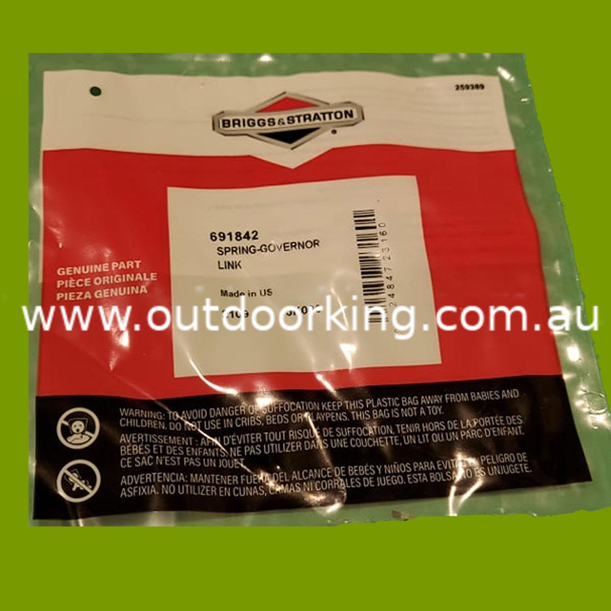 (image for) Briggs & Stratton Genuine Spring--Governor Link 691842, 262785