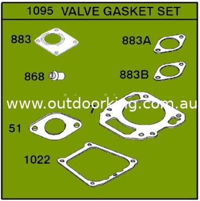 (image for) Briggs & Stratton Genuine Gasket Set-Valve 715386