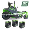 (image for) Greenworks 60V Pro 42” Zero Turn Ride-On Lawnmower 7400807AU